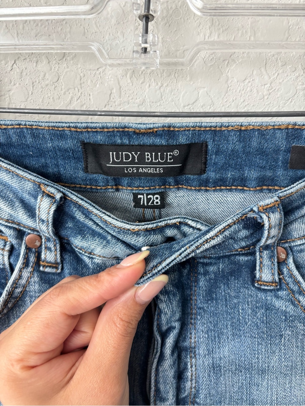 Judy Blue Charlotte Tummy Control Release Hem Flare size 28 - Picture 8 of 12